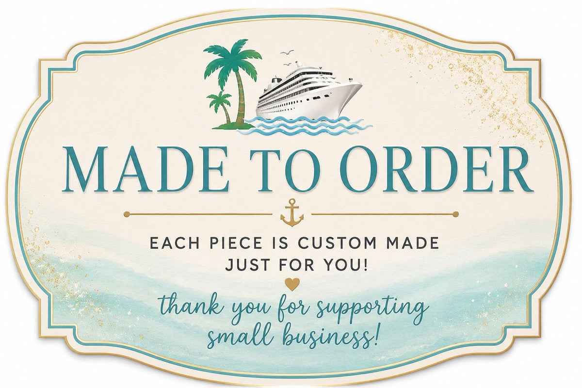 Cruise Life Acrylic Photo Frame: Vacation Memory Display
