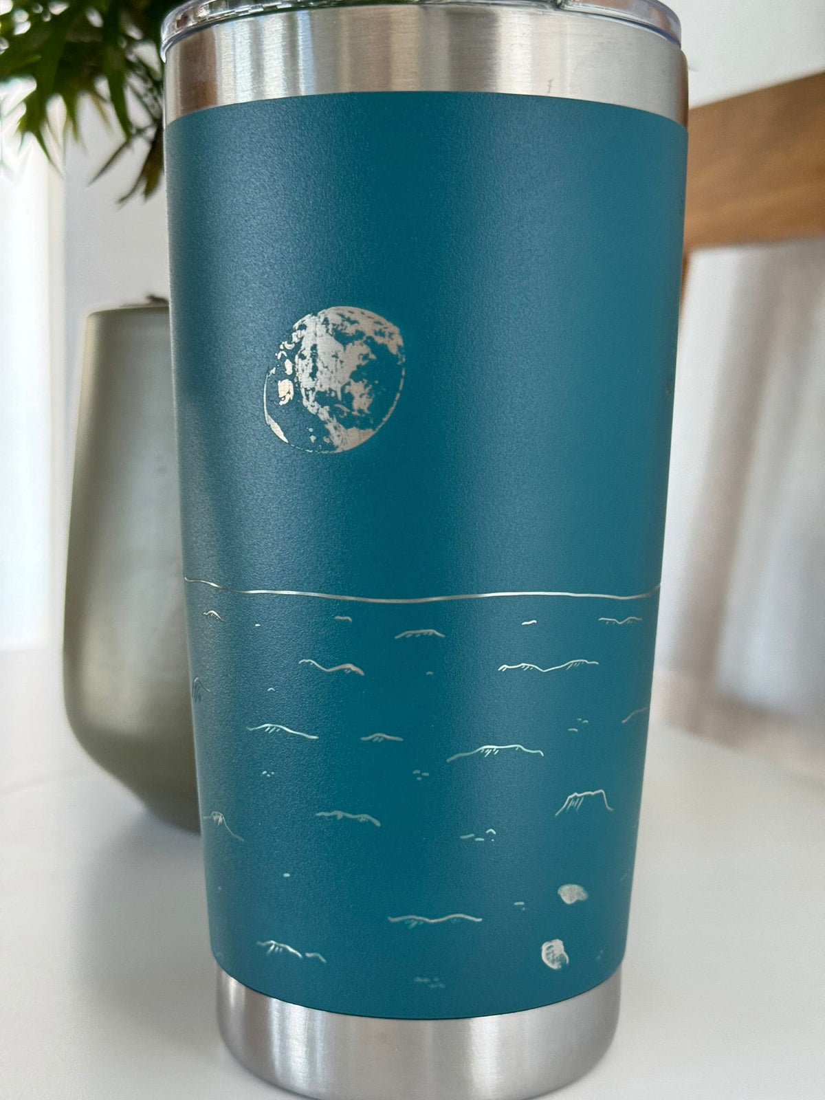 Astronaut Moon Walk 20oz Tumbler, Laser Engraved Travel Mug