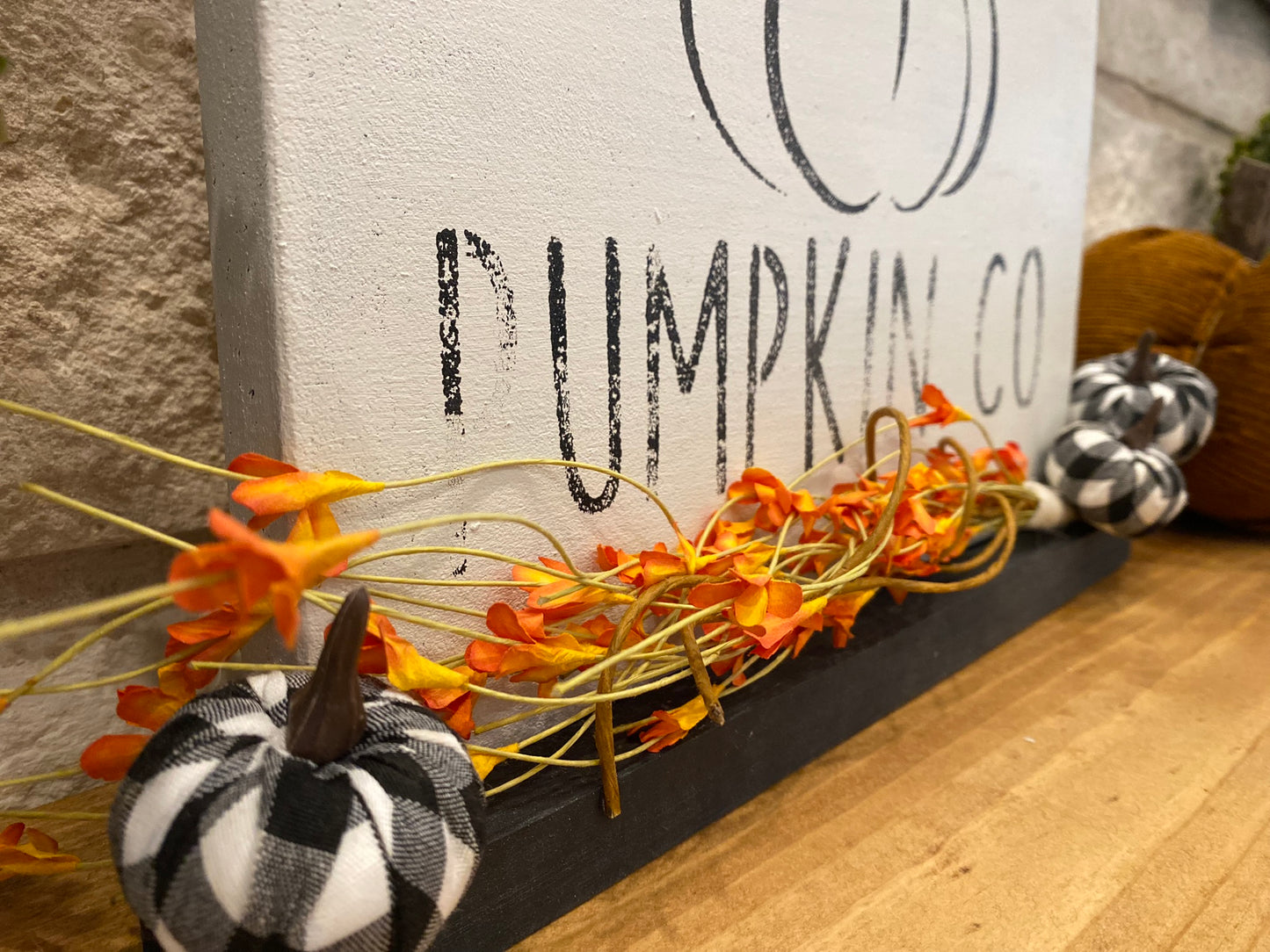 All American Pumpkin Co sign