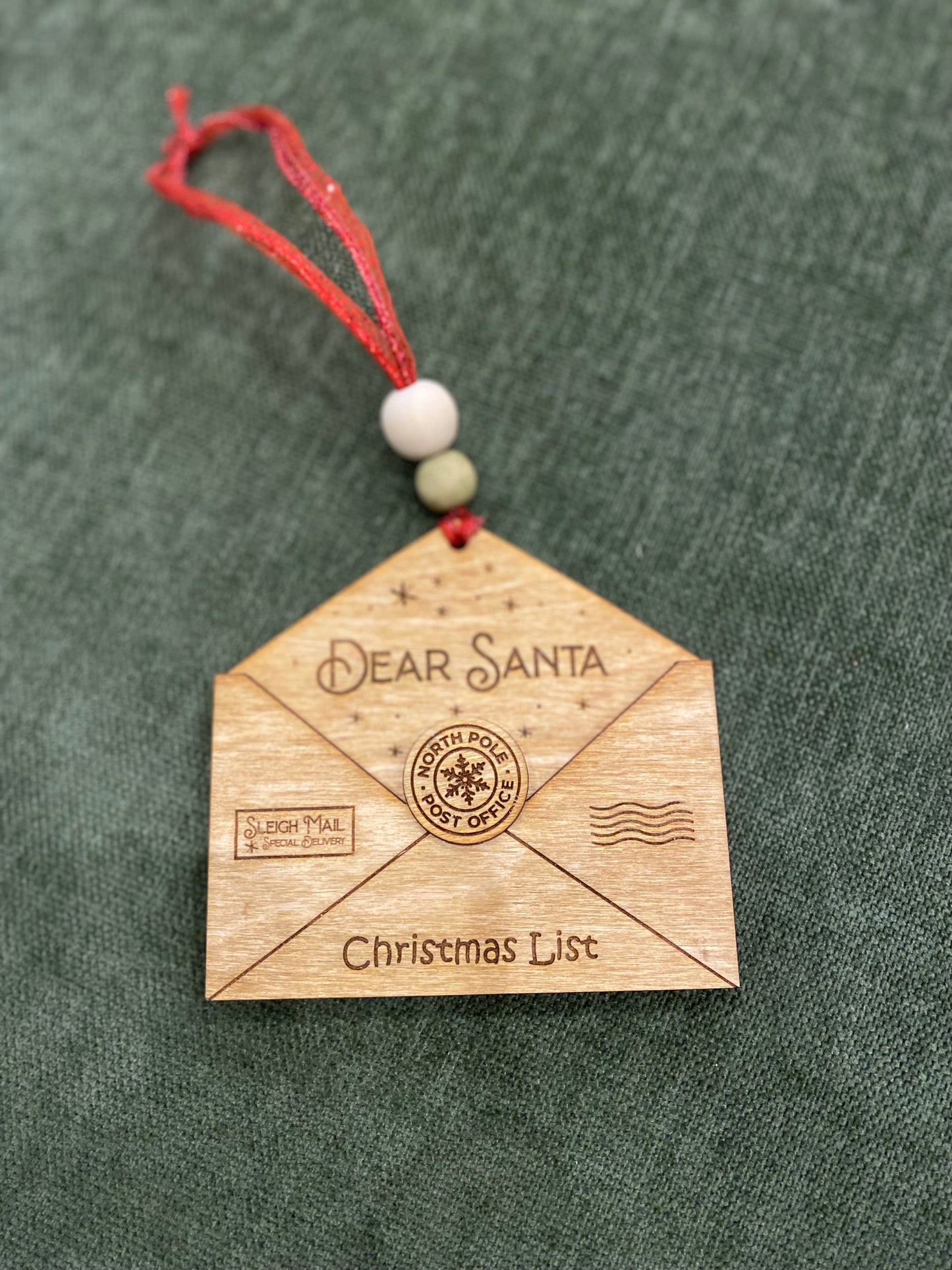 Santa Letter 3D Ornament