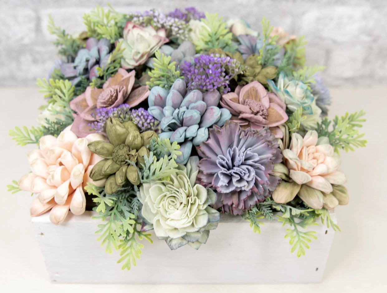 Sola flower - succulent centerpiece