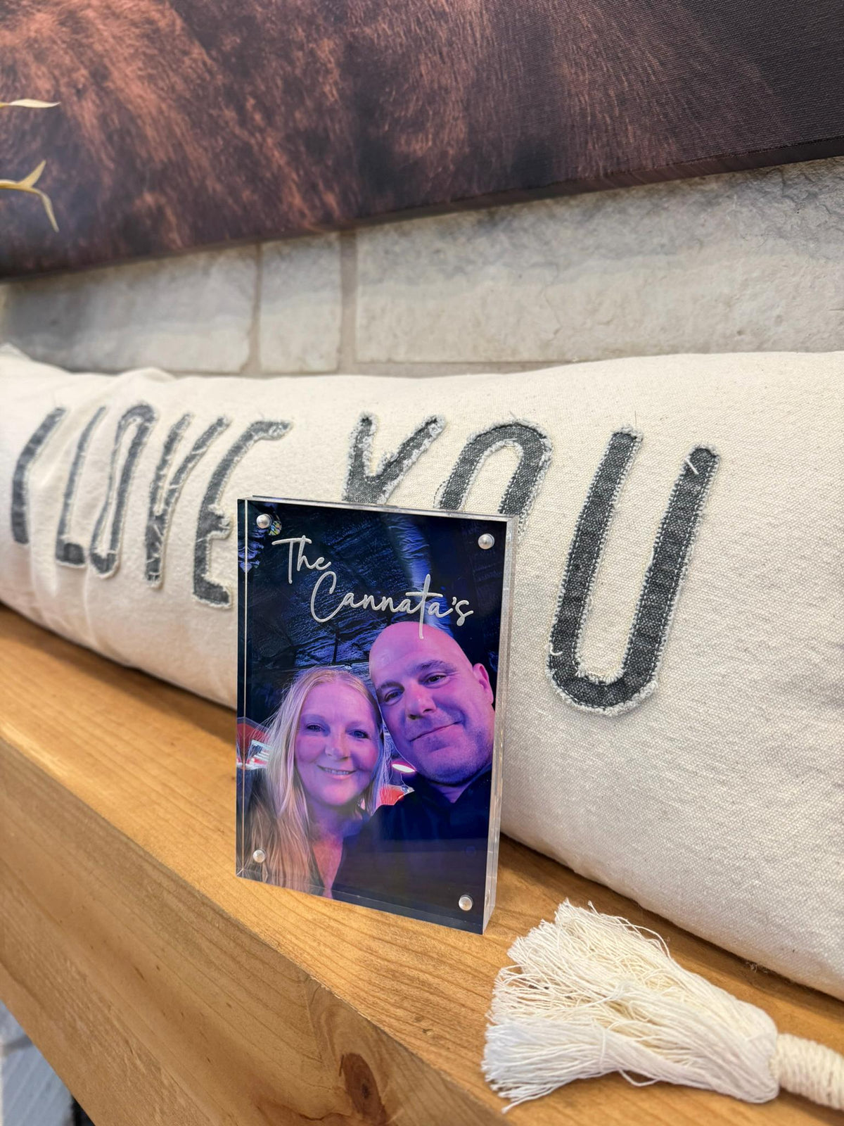Acrylic Picture Frame Engraved acrylic photo Frame Personalized Photo Display