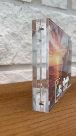 Cruise Life Acrylic Photo Frame: Vacation Memory Display