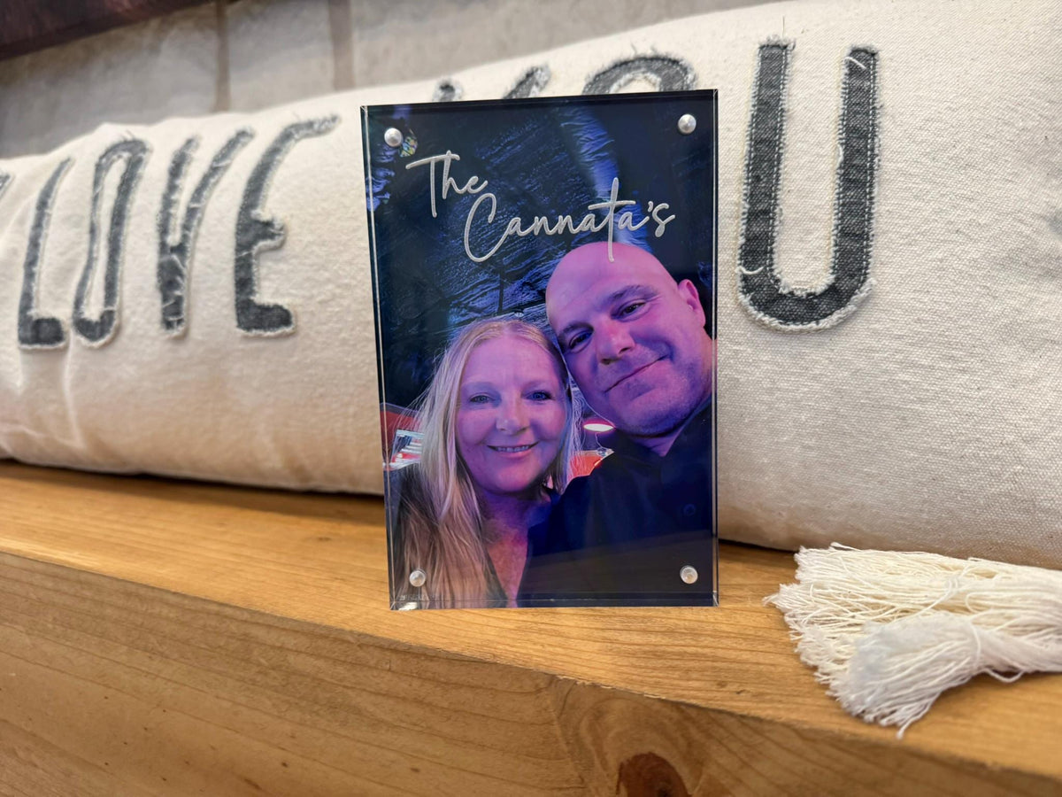 Acrylic Picture Frame Engraved acrylic photo Frame Personalized Photo Display