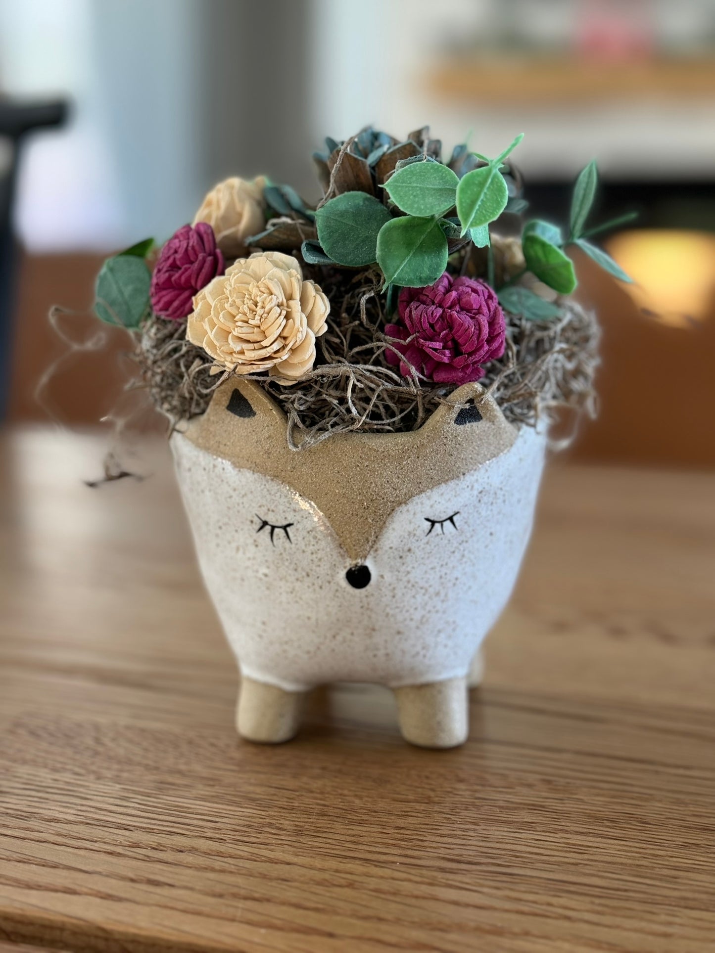 Fox Sola Flower Arrangement