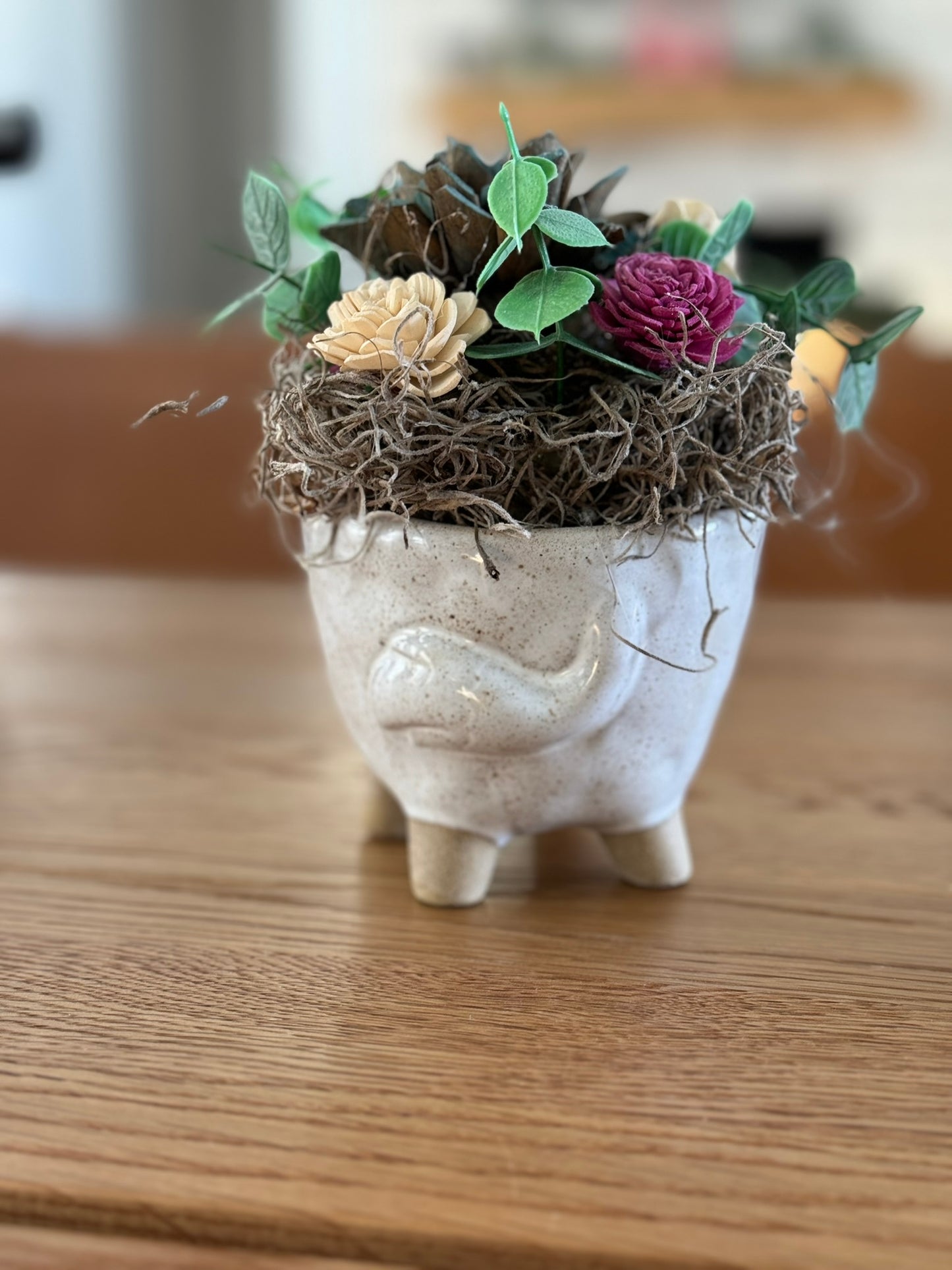 Fox Sola Flower Arrangement