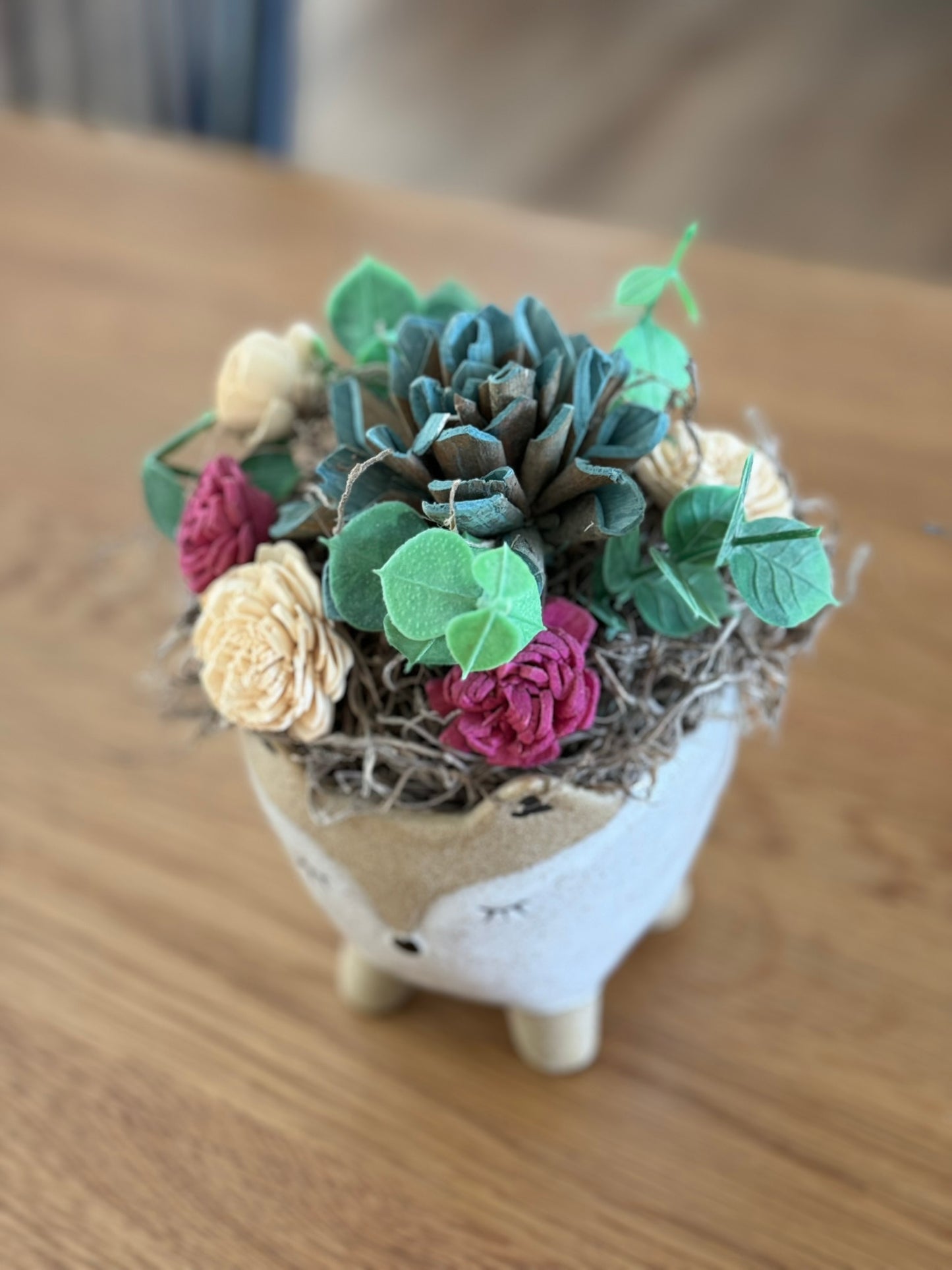 Fox Sola Flower Arrangement