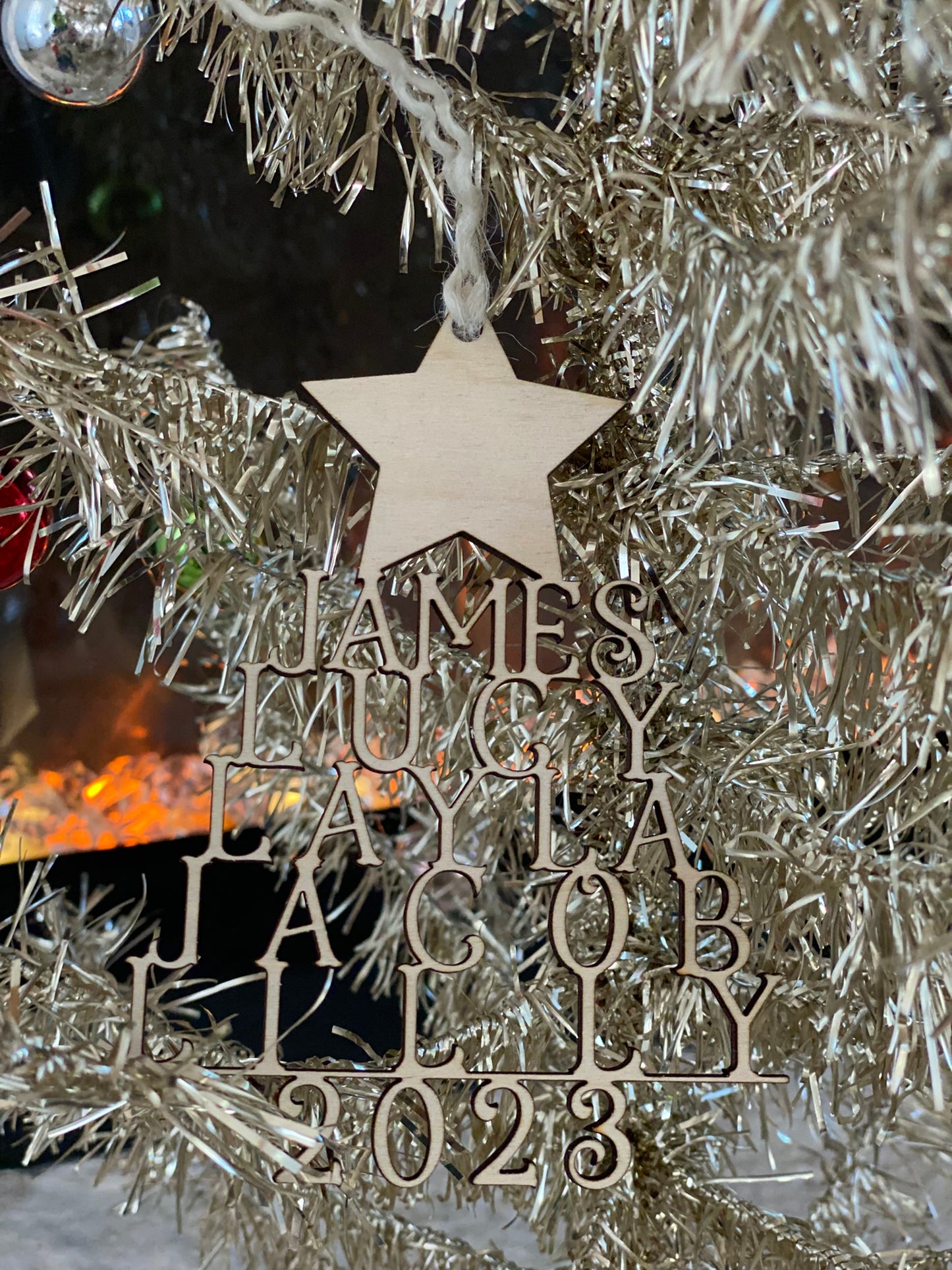 Family Christmas Tree Ornament