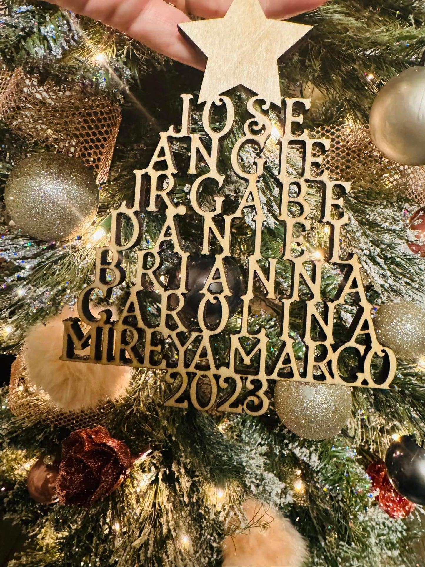 Family Christmas Tree Ornament