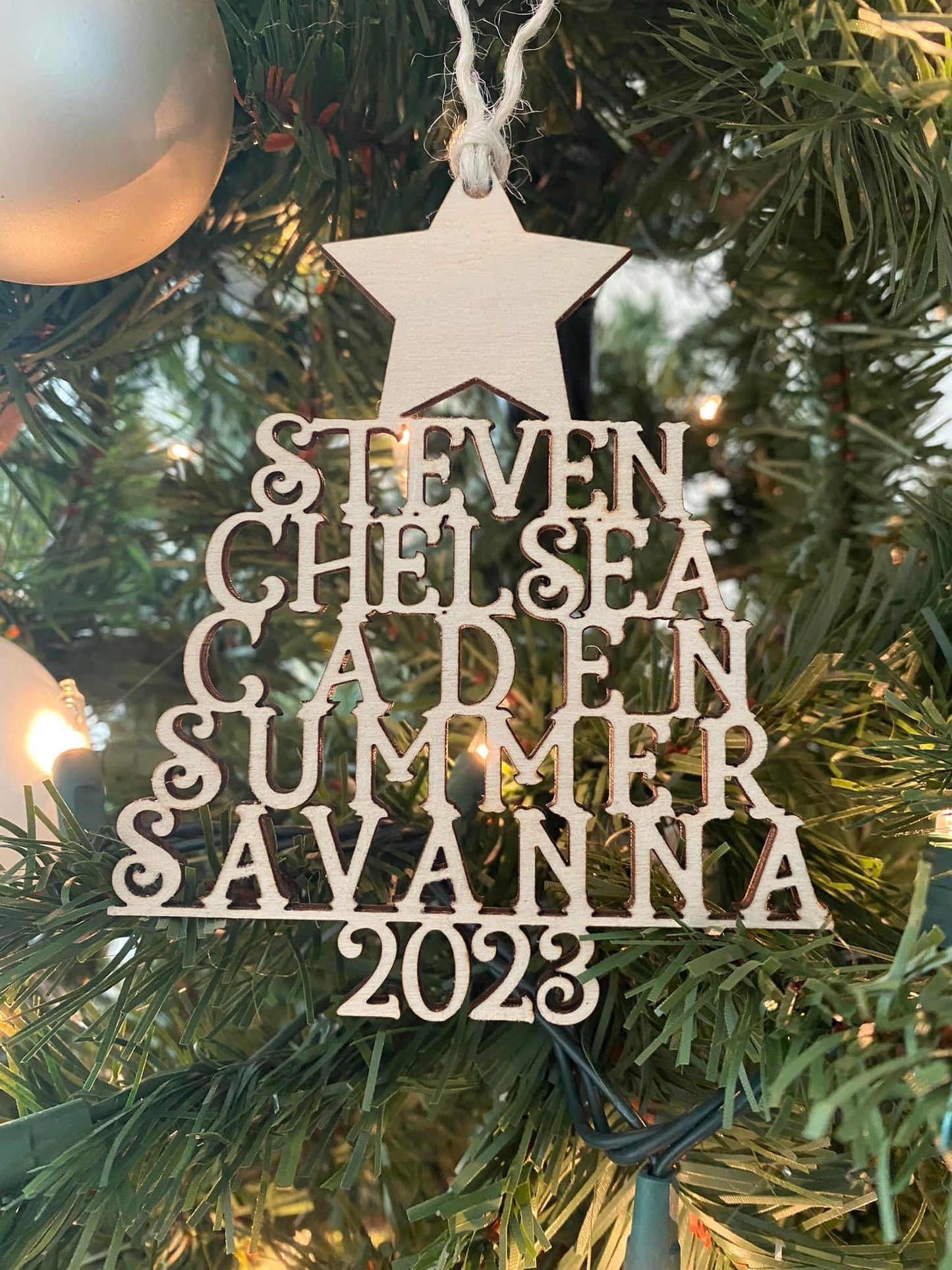 Family Christmas Tree Ornament