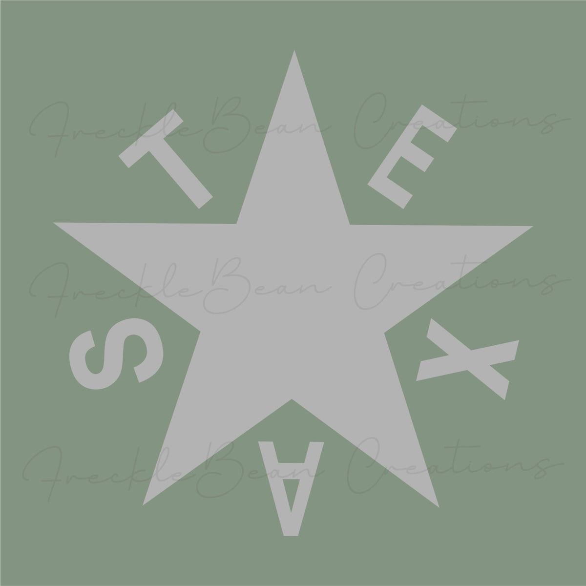 Texas Star Sign SVG, Custom Decor Cut Files (Digital Download)